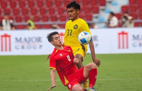 Truyền thông Malaysia nhận xét màn trình diễn của U22 Việt Nam