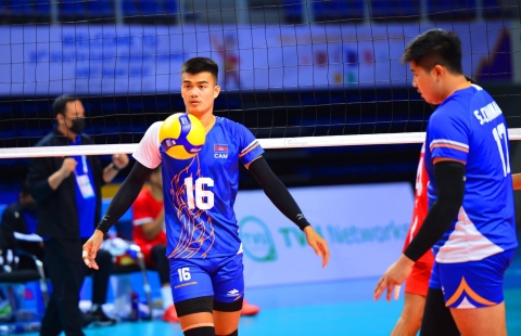 Sốc: Đả bại Thái Lan, tuyển bóng chuyền nam Campuchia giành HCĐ đầu tiên trong lịch sử