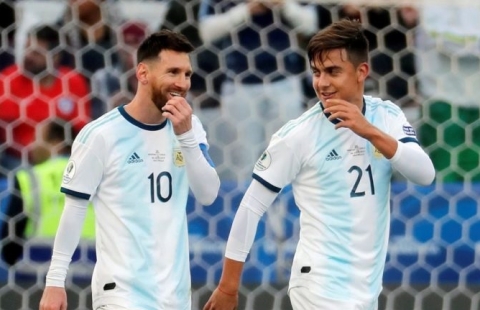 Dybala được tái hợp với Messi