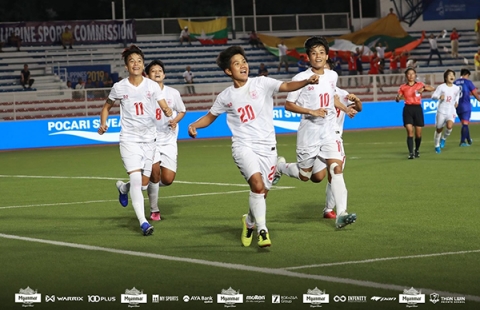 Tuyển nữ Myanmar giành tấm HCĐ môn bóng đá nữ SEA Games 30