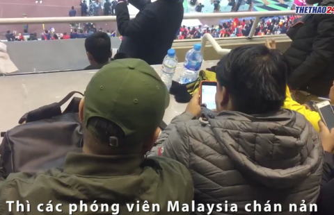 VIDEO: Phóng viên Malaysia phản ứng thế nào khi VN vô địch AFF Cup?