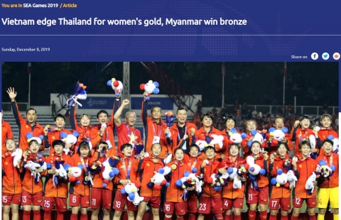 AFC ca ngợi chiến tích của bóng đá nữ Việt Nam