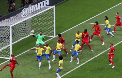 Thất bại trước ĐT Bỉ, Brazil rời World Cup 2018
