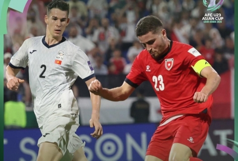 Thắng tối thiểu Kyrgyzstan, U23 Jordan chính thức vào tứ kết