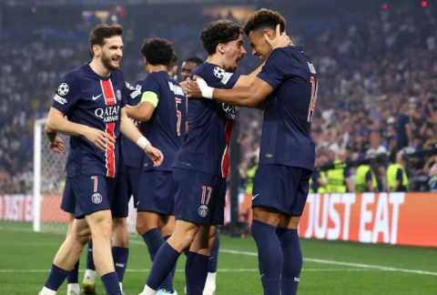 Trực tiếp PSG 4-0 Inter Milan: Dembele cú đúp kiến tạo