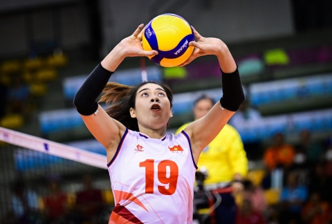 Bóng chuyền nữ Việt Nam thắng áp đảo trận ra quân SEA V.League 2025