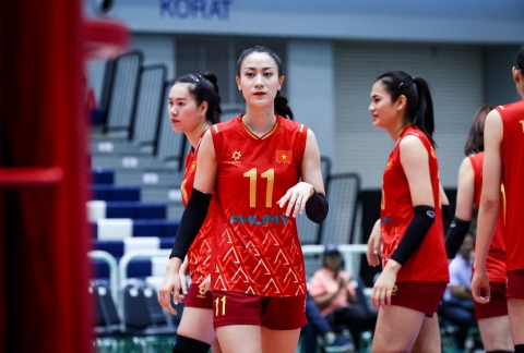 Bóng chuyền nữ Việt Nam thắng áp đảo trận ra quân SEA V.League 2025