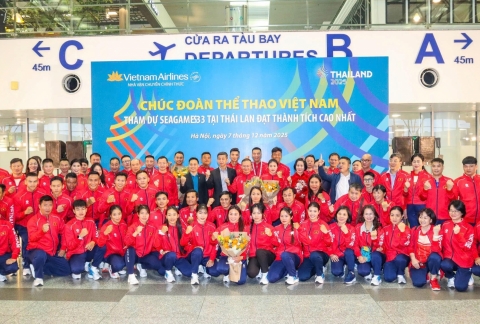 Đoàn thể thao Việt Nam chính thức lên đường dự SEA Games 33