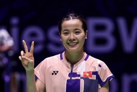 Trực tiếp cầu lông Nguyễn Thùy Linh 0-0 Hina Akechi: Trận đấu bắt đầu