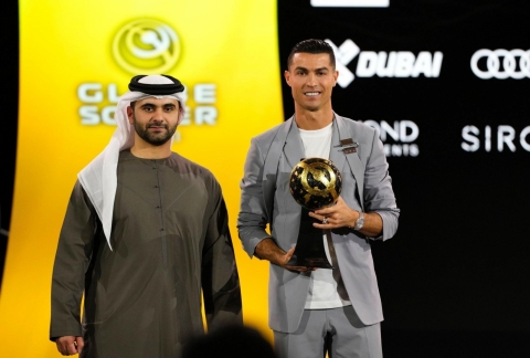 Ronaldo đoạt giải tại Quả bóng Vàng Dubai 2024