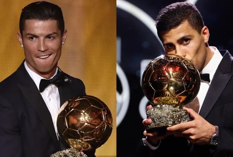 Rodri đáp trả tuyên bố 'không công bằng' của Ronaldo về Quả bóng vàng