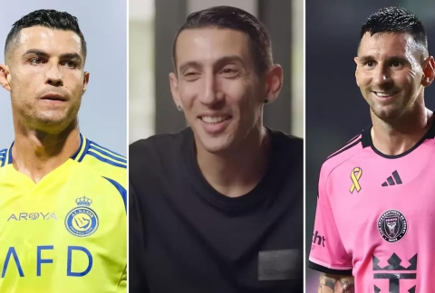 Di Maria đáp trả Ronaldo sau khi tự nhận mình là GOAT