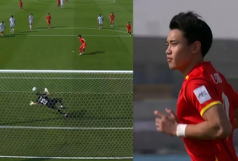 Trực tiếp U23 Việt Nam 1-0 U23 Jordan: Đình Bắc lập công