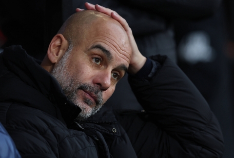 HLV Pep Guardiola chỉ trích Crystal Palace sau trận thua tại FA Cup