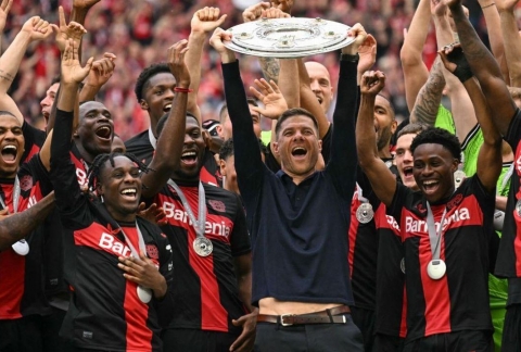 Bayer Leverkusen chính thức vô địch bất bại tại Bundesliga 2023/24