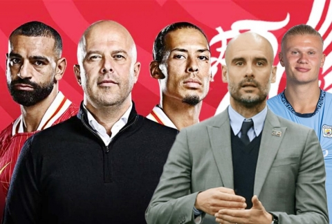 Liverpool vs Man City: Sự khác biệt giữa Slot và Pep