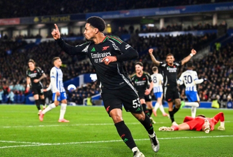 Arsenal mất điểm cay đắng trước Brighton