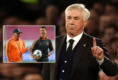 Carlo Ancelotti: 'Ronaldo là cầu thủ vĩ đại nhất lịch sử'