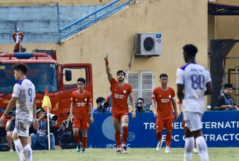 Trực tiếp Hà Nội FC 0-1 Thể Công Viettel: Hiệp 1 kết thúc