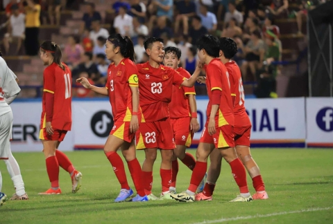 Trực tiếp nữ Việt Nam 3-0 UAE: Hoàn toàn áp đảo