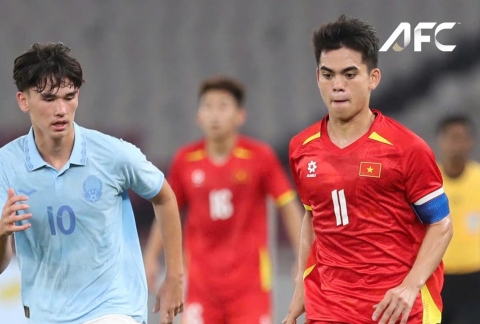 AFC thốt lên 1 điều sau khi U23 Việt Nam đánh bại Campuchia