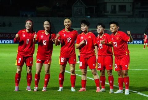 Trực tiếp nữ Việt Nam 4-0 nữ Campuchia: Thăng hoa