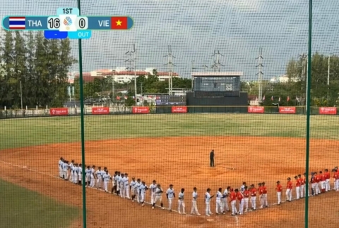 Trực tiếp SEA Games 33 hôm nay 5/12: Bóng chày Việt Nam 0-16 Thái Lan