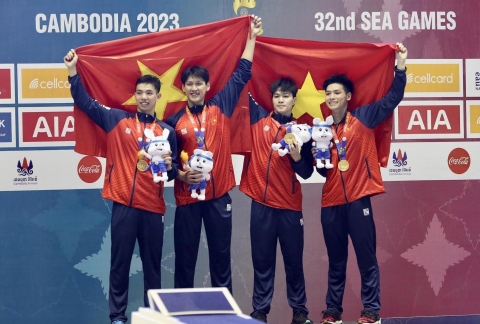 Bảng tổng sắp huy chương SEA Games 33 hôm nay 10/12