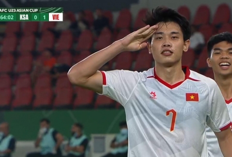 Trực tiếp U23 Việt Nam 1-0 U23 Ả Rập Xê Út: Đình Bắc tỏa sáng