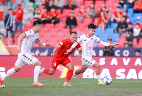 Trực tiếp Hải Phòng 0-0 Hà Tĩnh: Đội khách nhỉnh hơn