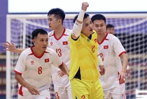 Thắng nghẹt thở Indonesia, ĐT futsal Việt Nam trở lại đường đua vô địch SEA Games 33