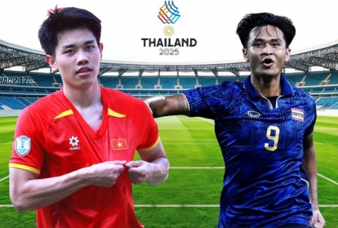 Trực tiếp U22 Việt Nam vs U22 Thái Lan: Đình Bắc, Viktor Lê đá chính