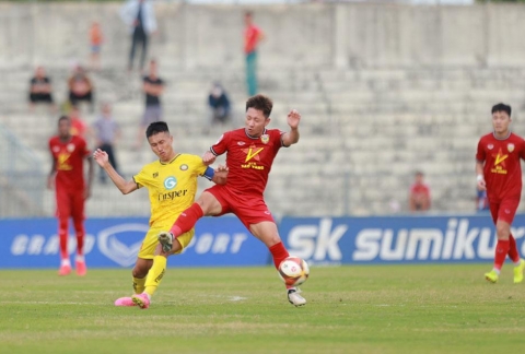 Trực tiếp Thanh Hóa 1-1 Hà Tĩnh: A Mít gỡ hòa đẹp mắt