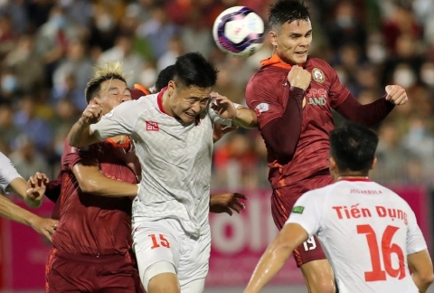 Trực tiếp Bình Định 0-0 Hải Phòng: Thế trận hấp dẫn