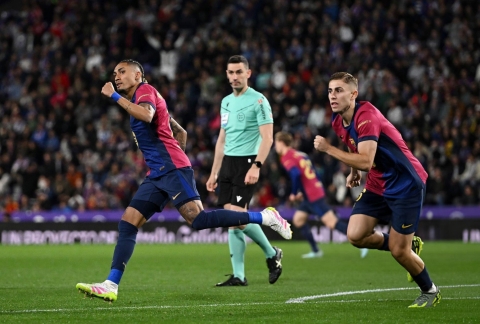 Thắng nhọc Valladolid, Barca tiến gần chức vô địch La Liga