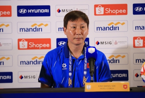 Trực tiếp: HLV Kim Sang Sik của U23 Việt Nam nói gì trước trận chung kết U23 Đông Nam Á?