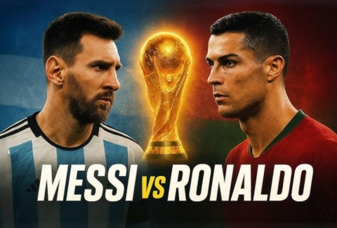 Xác định thời điểm Ronaldo đối đầu Messi tại World Cup