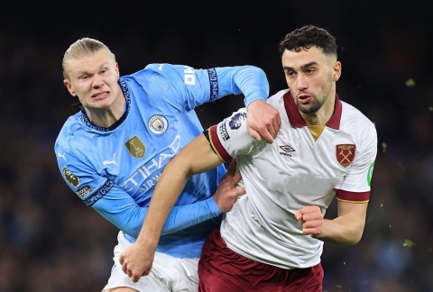 Trực tiếp Man City 1-0 West Ham: Haaland mở điểm
