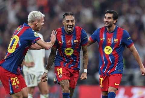 Thắng Real kịch tính, Barca vô địch Siêu cúp Tây Ban Nha