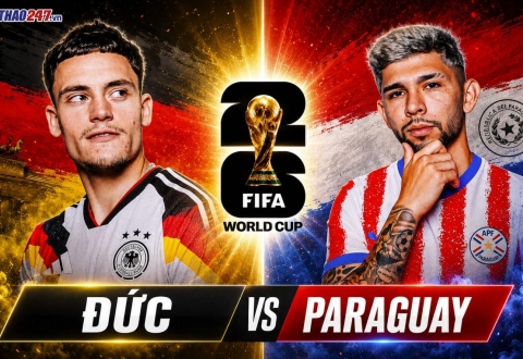 Nhận định Đức vs Paraguay: Đức áp đảo toàn diện - Vòng 1/16 World Cup 2026