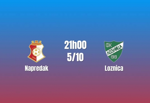 Nhận định Napredak vs Loznica: Chủ nhà chịu sức ép