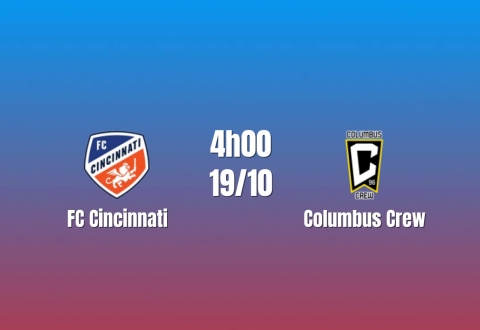 Nhận định FC Cincinnati vs Columbus Crew: Khó phân thắng bại, 4h00 ngày 19/10/2026
