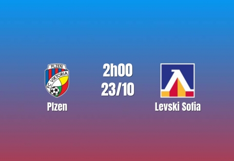 Nhận định Plzen vs Levski Sofia: Điểm tựa sân nhà