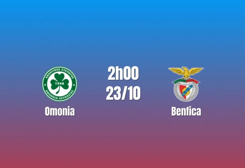 Nhận định Omonia vs Benfica: Đẳng cấp vượt trội