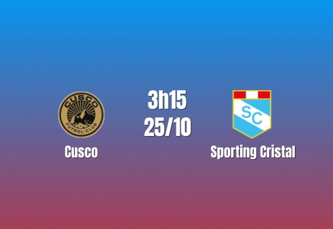 Nhận định Cusco vs Sporting Cristal: Khai thác sơ hở, 3h15 ngày 25/10/2026