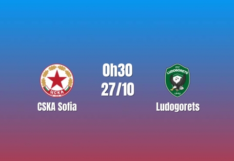 Nhận định CSKA Sofia vs Ludogorets: Đại chiến top đầu, 0h30 ngày 27/10/2026