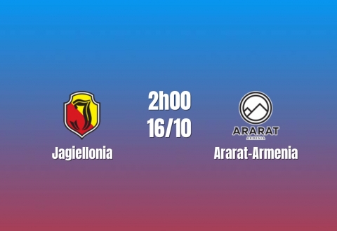 Nhận định Jagiellonia vs Ararat-Armenia: Chủ nhà tìm lại chiến thắng