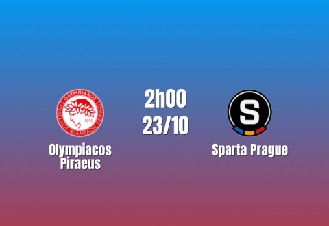 Nhận định Olympiacos Piraeus vs Sparta Prague: Chủ nhà chiếm ưu thế