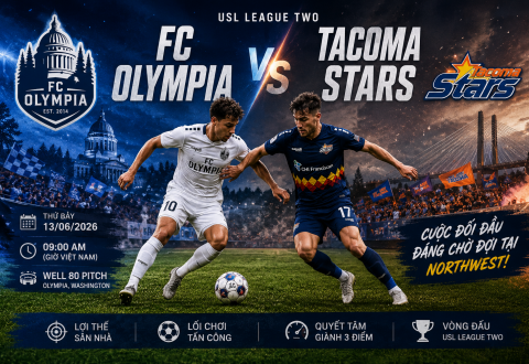Nhận định FC Olympia vs Tacoma Stars: Chờ màn đôi công hấp dẫn