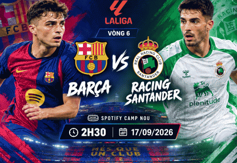 Nhận định Barca vs Racing Santander: Khách khó tránh thất bại